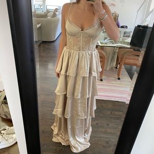 V Chapman Dakota gown Silver